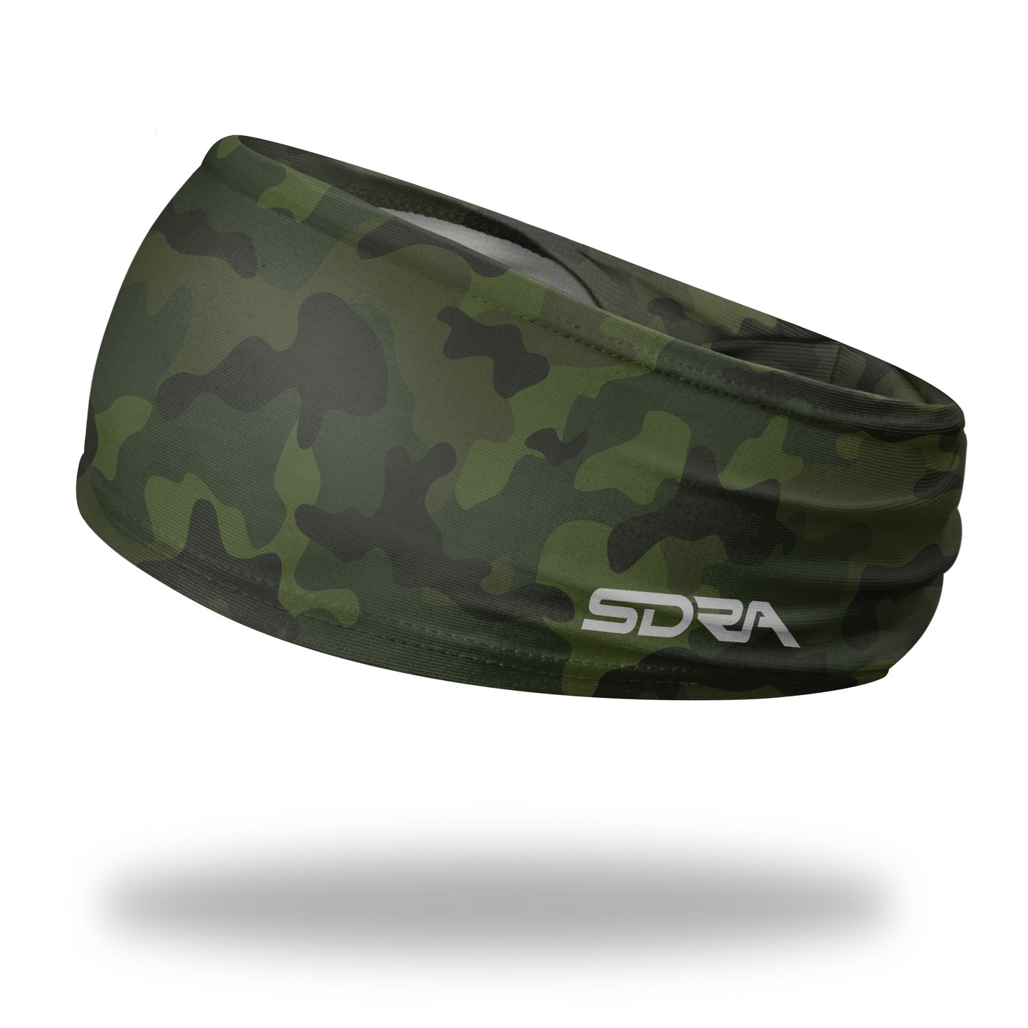 Forest Camo Headband (3.5" Tapered)