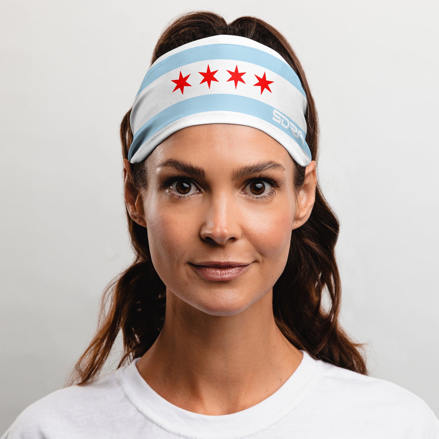 Chicago Flag Tapered Headband