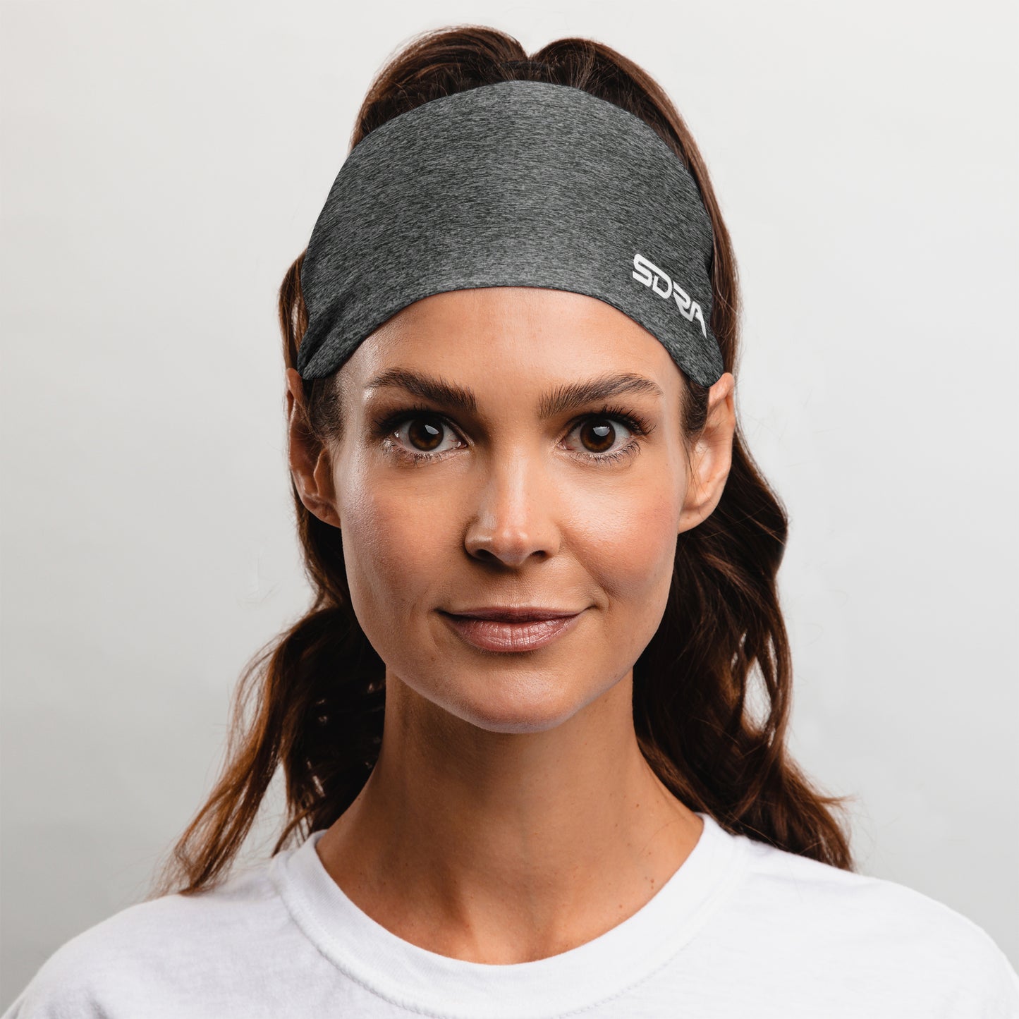 Dark Static Gray Tapered Non-Slip Headband