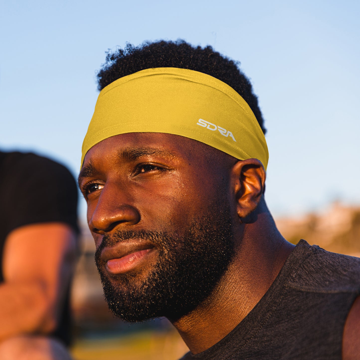 Suddora Gold Wide Tapered Non-Slip Headband