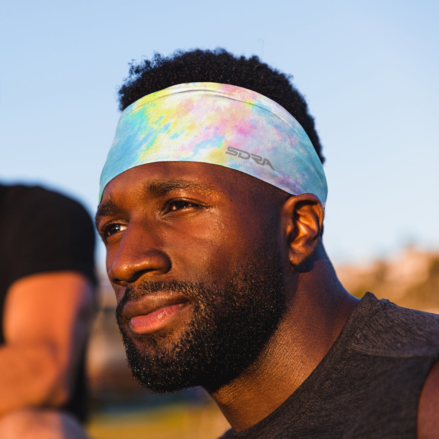 Ice Tie-Dye Headband (3.5" Tapered)