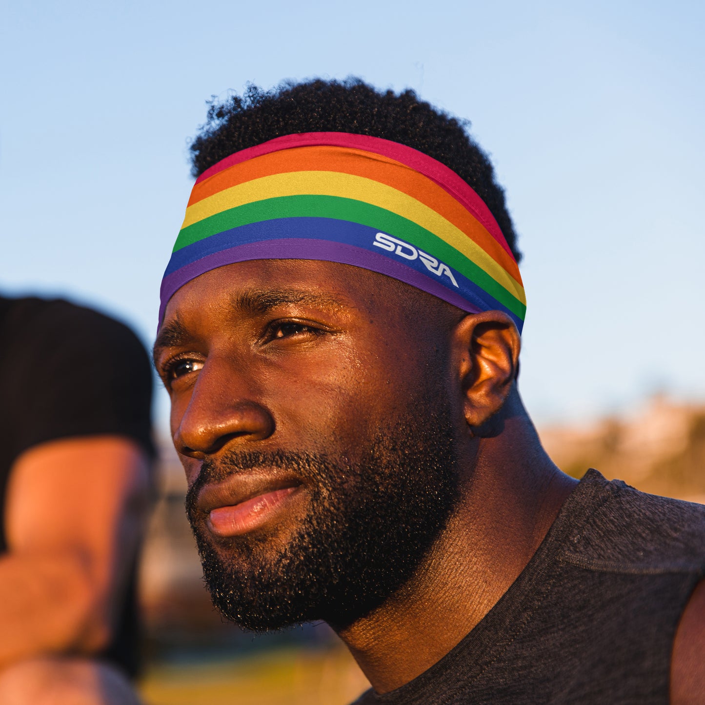 Suddora Rainbow Wide Tapered Non-Slip Headband