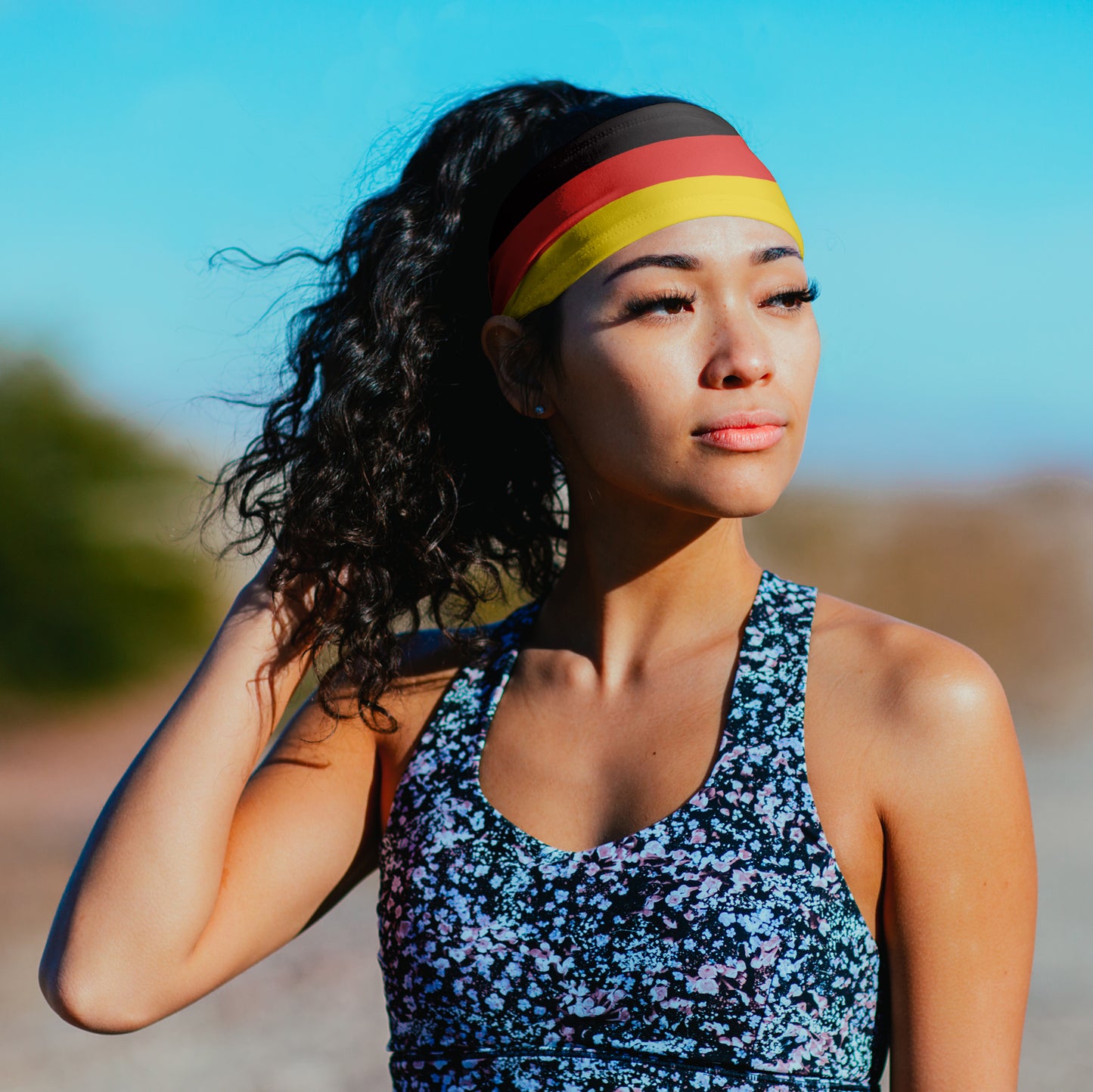 Germany Headband (3.5" Tapered)
