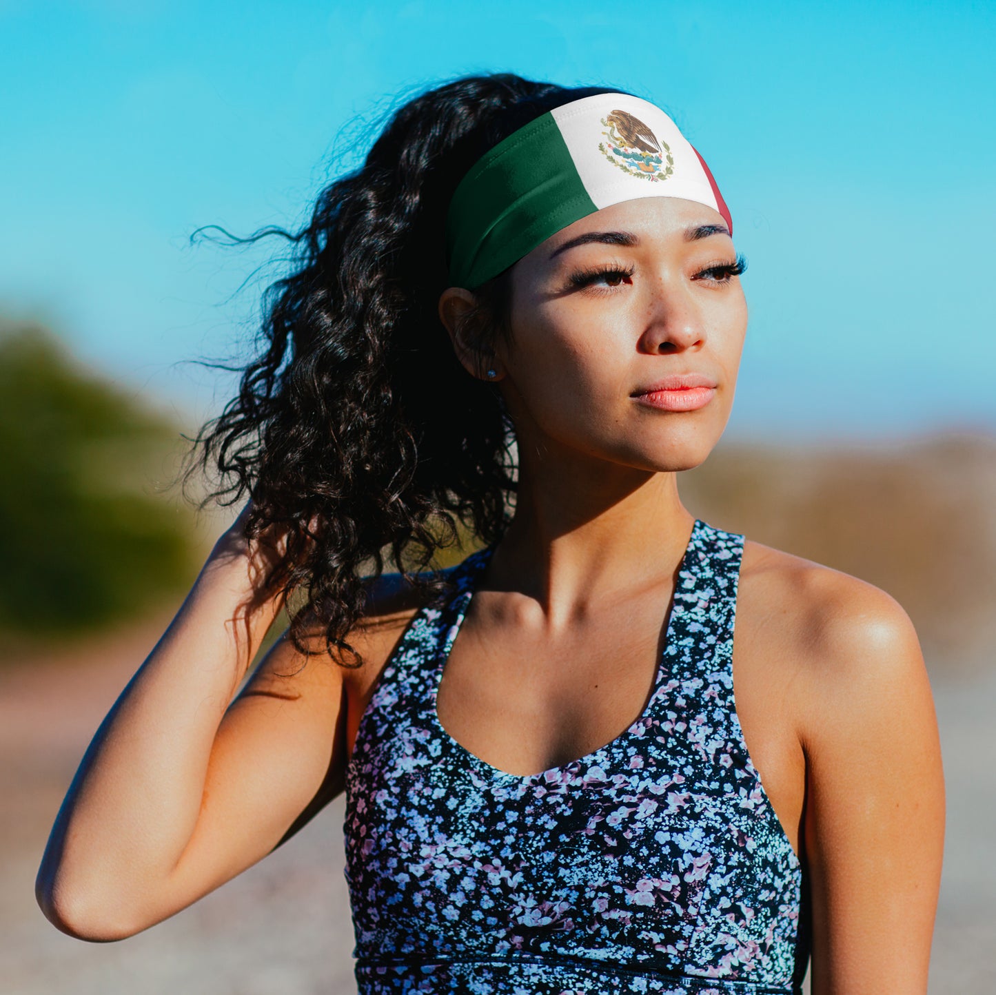 Mexico Tapered Non-Slip Headband