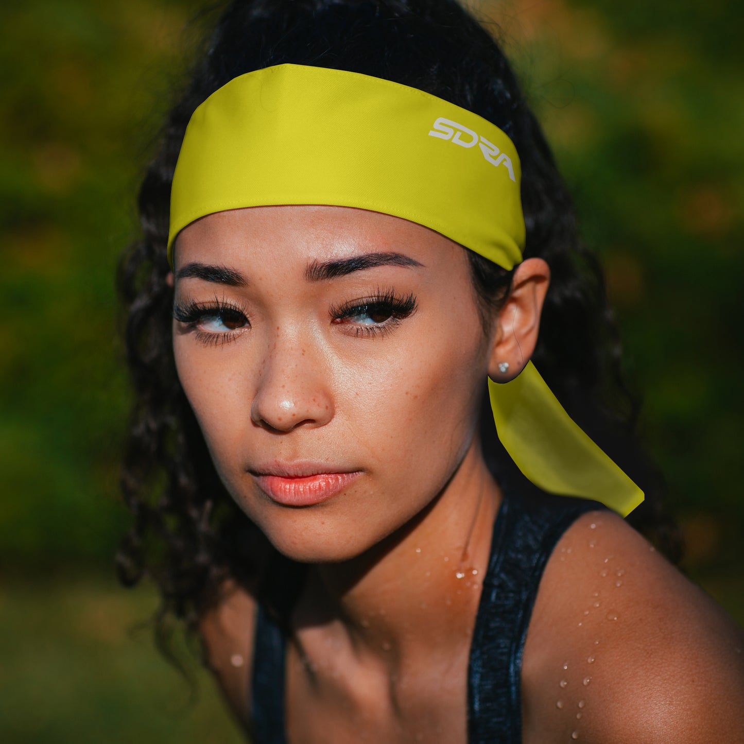 Suddora Yellow Tie Headband