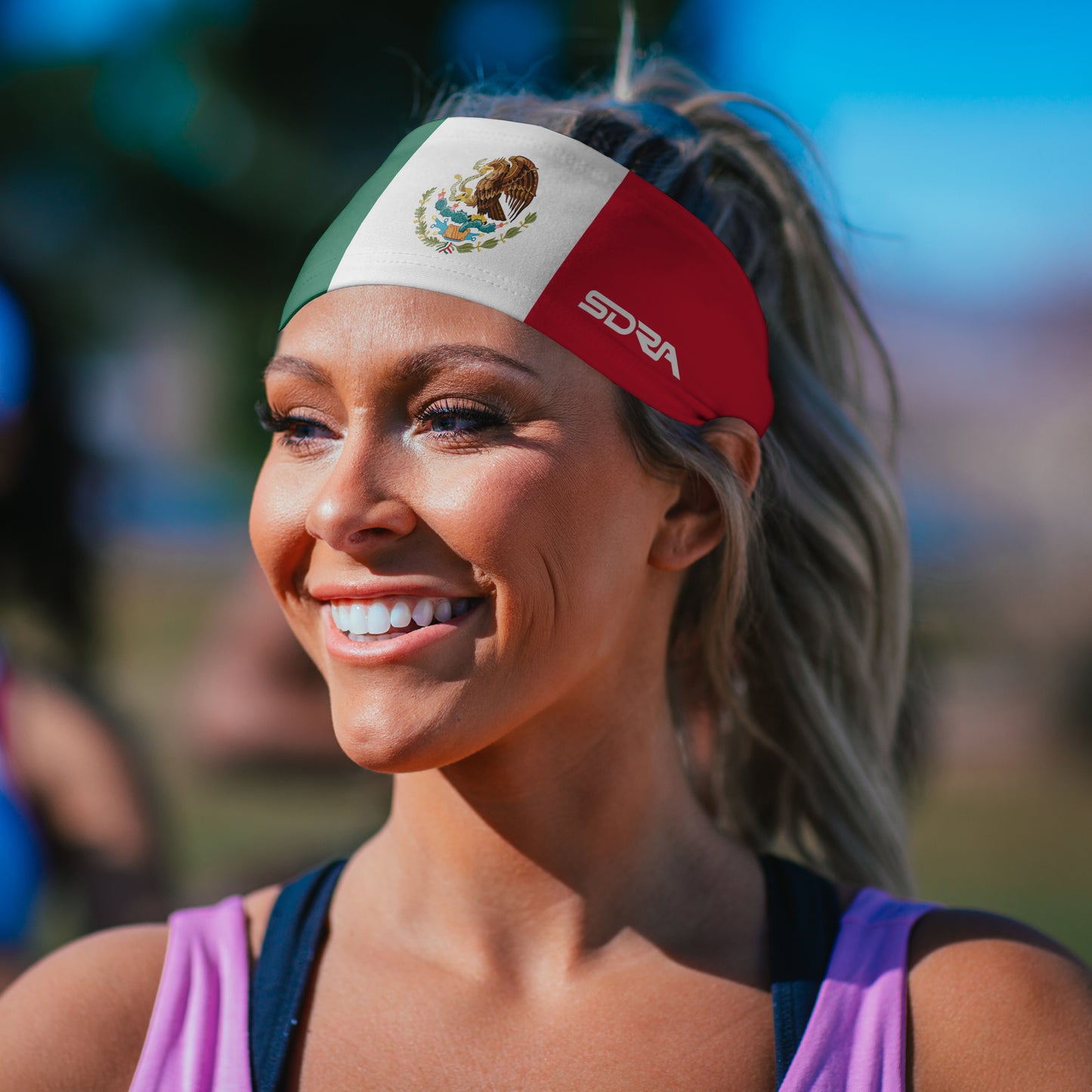 Mexico Tapered Non-Slip Headband