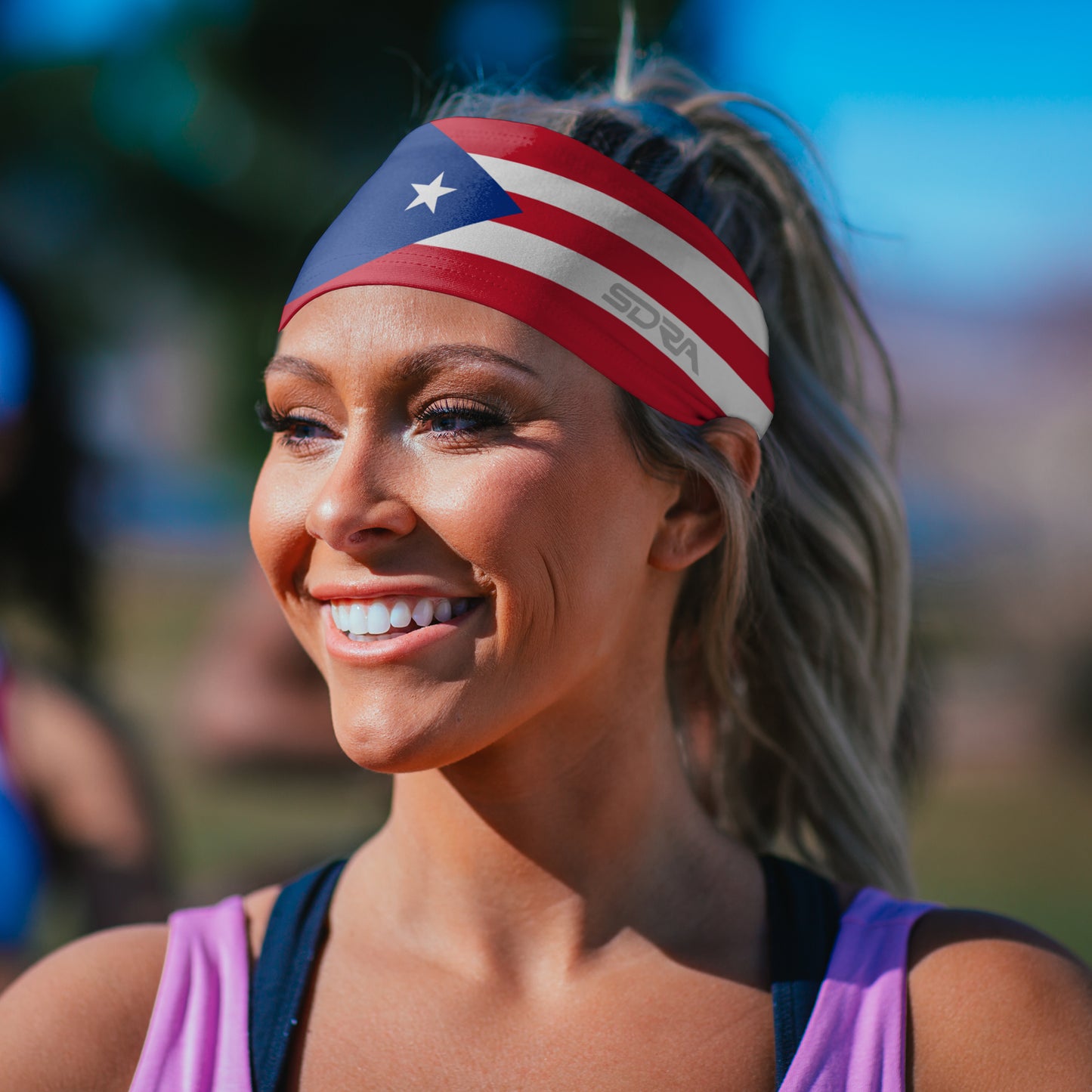 Puerto Rico Headband (3.5" Tapered)
