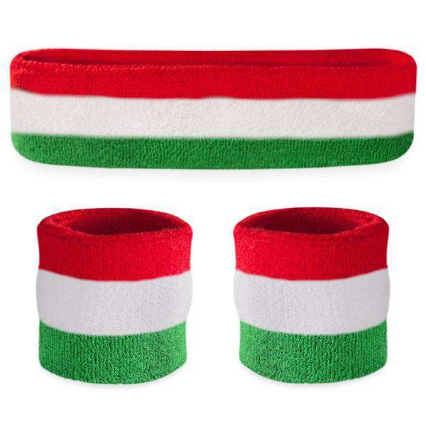 Suddora Striped Sweatband Sets