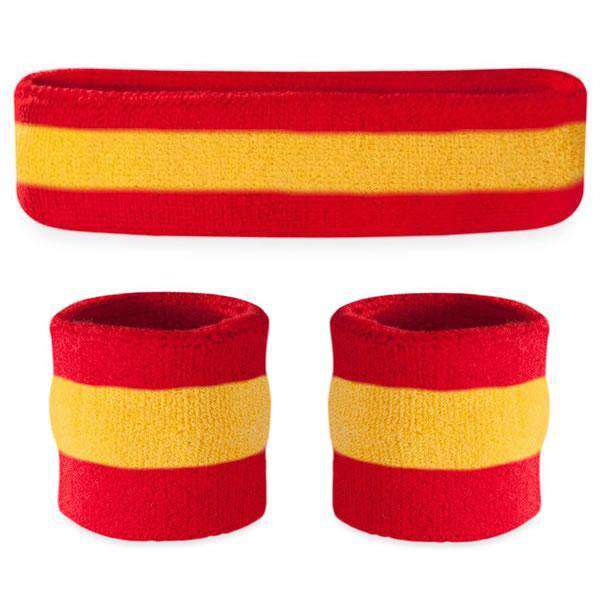 Suddora Striped Sweatband Sets