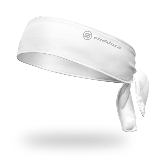 Suddora White Tie Headband