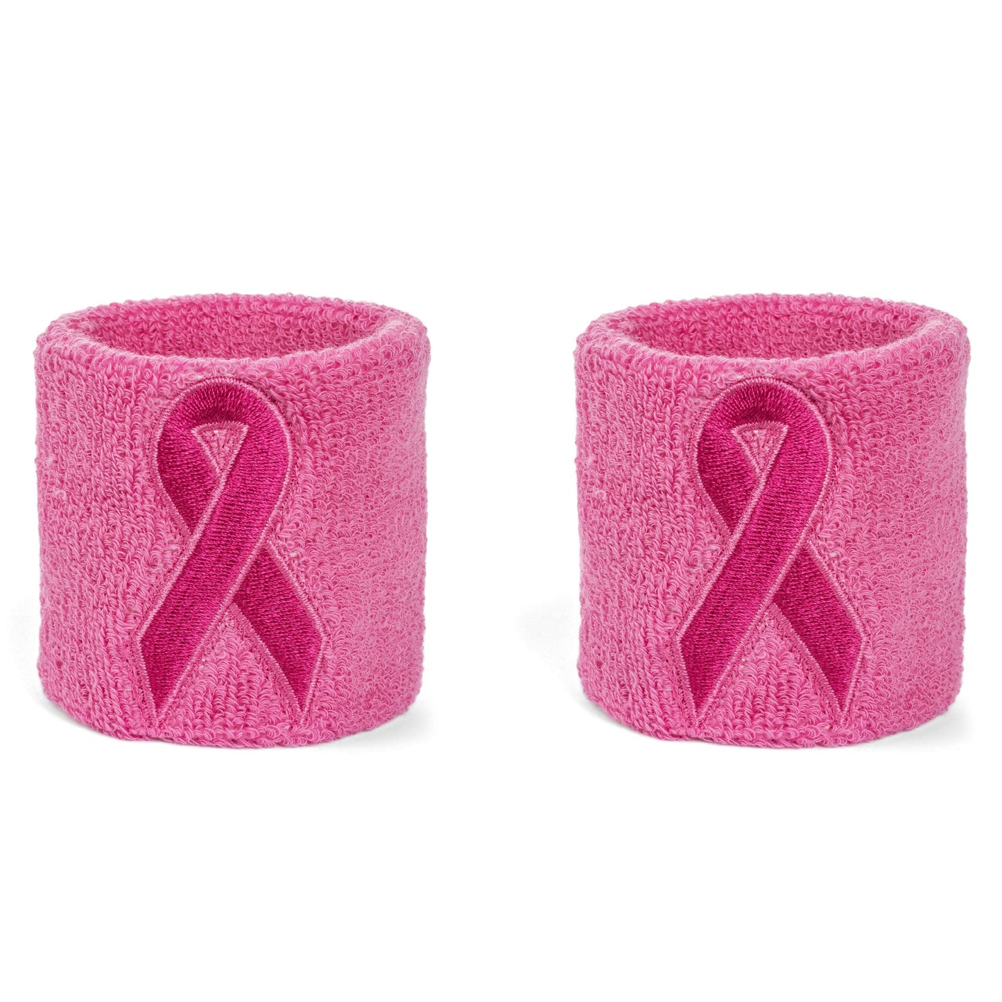 Suddora Pink Ribbon Wristband Pair