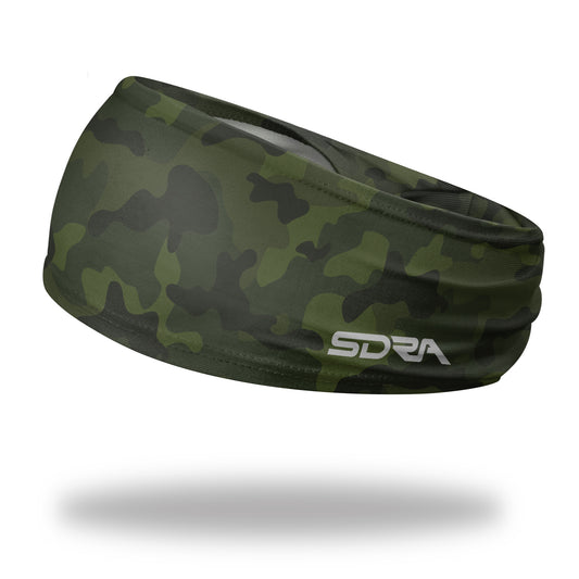 Forest Camo Headband (3.5" Tapered)