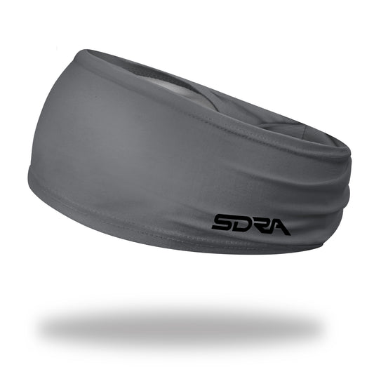 Gray Tapered Non-Slip Headband