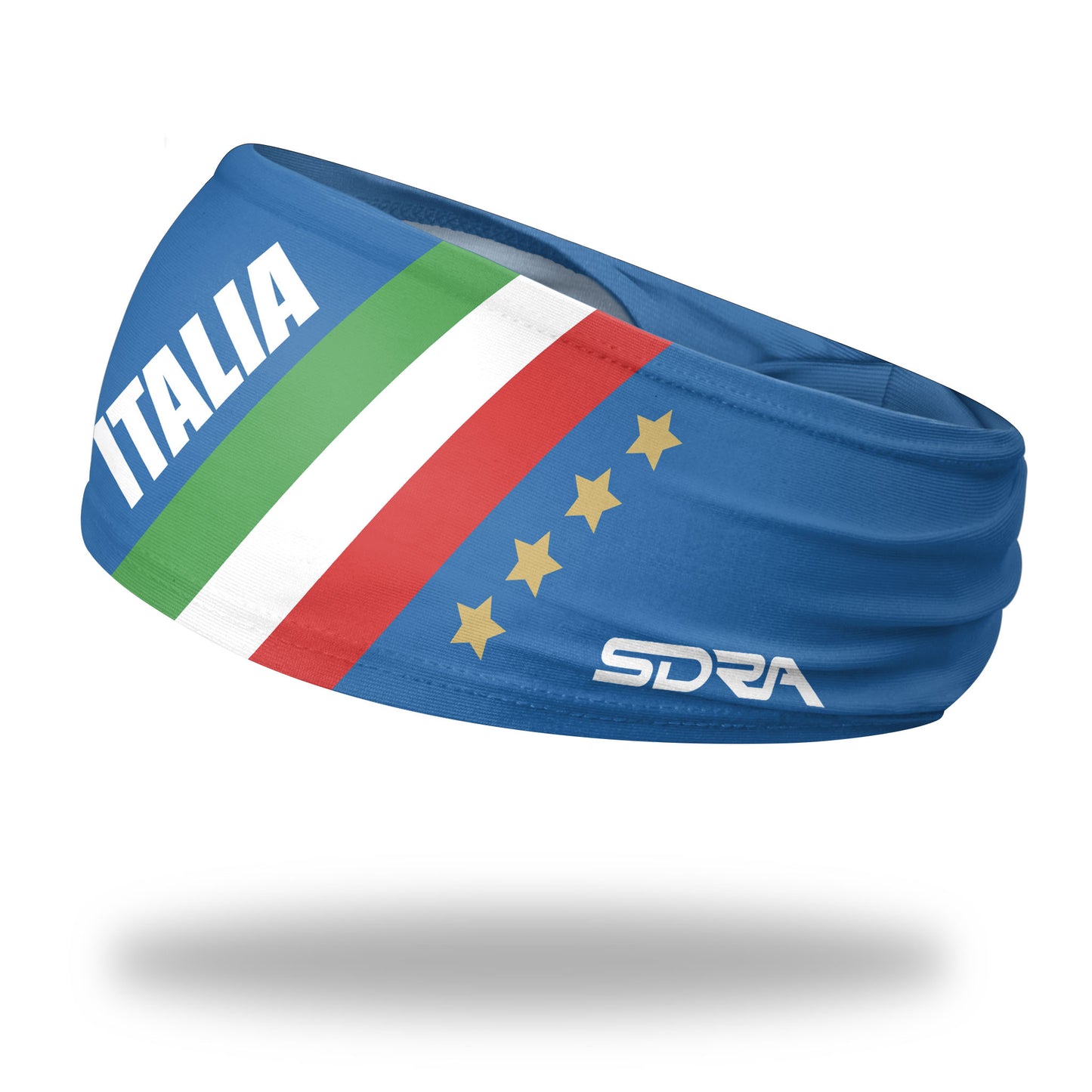 Italia Blue Tapered Headband (3.5" Tapered)
