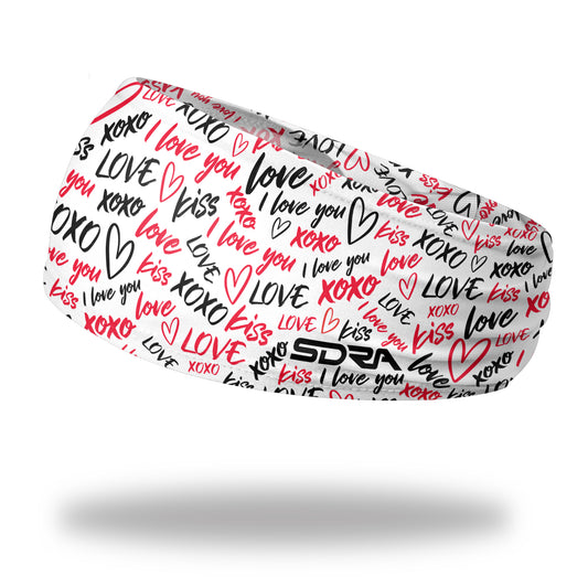 Love Words Tapered Headband (3.5" Tapered)