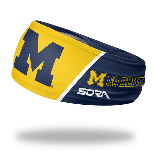 University of Michigan Headband (3.5" Tapered)