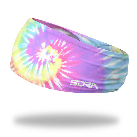 Pastel Tie-Dye Headband (3.5" Tapered)