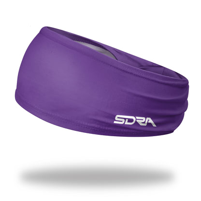 Suddora Purple Wide Tapered Non-Slip Headband