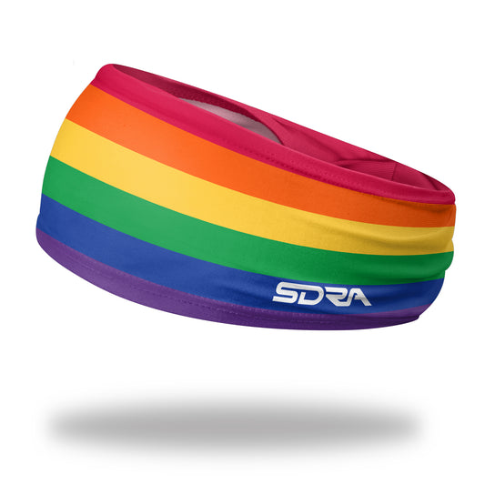 Suddora Rainbow Wide Tapered Non-Slip Headband