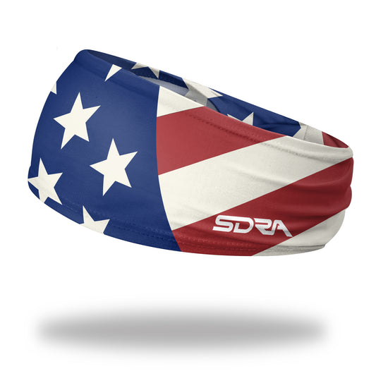 Suddora USA Patriot Wide Tapered Non-Slip Headband