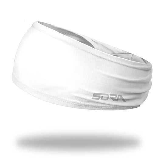 Suddora White Wide Tapered Headband