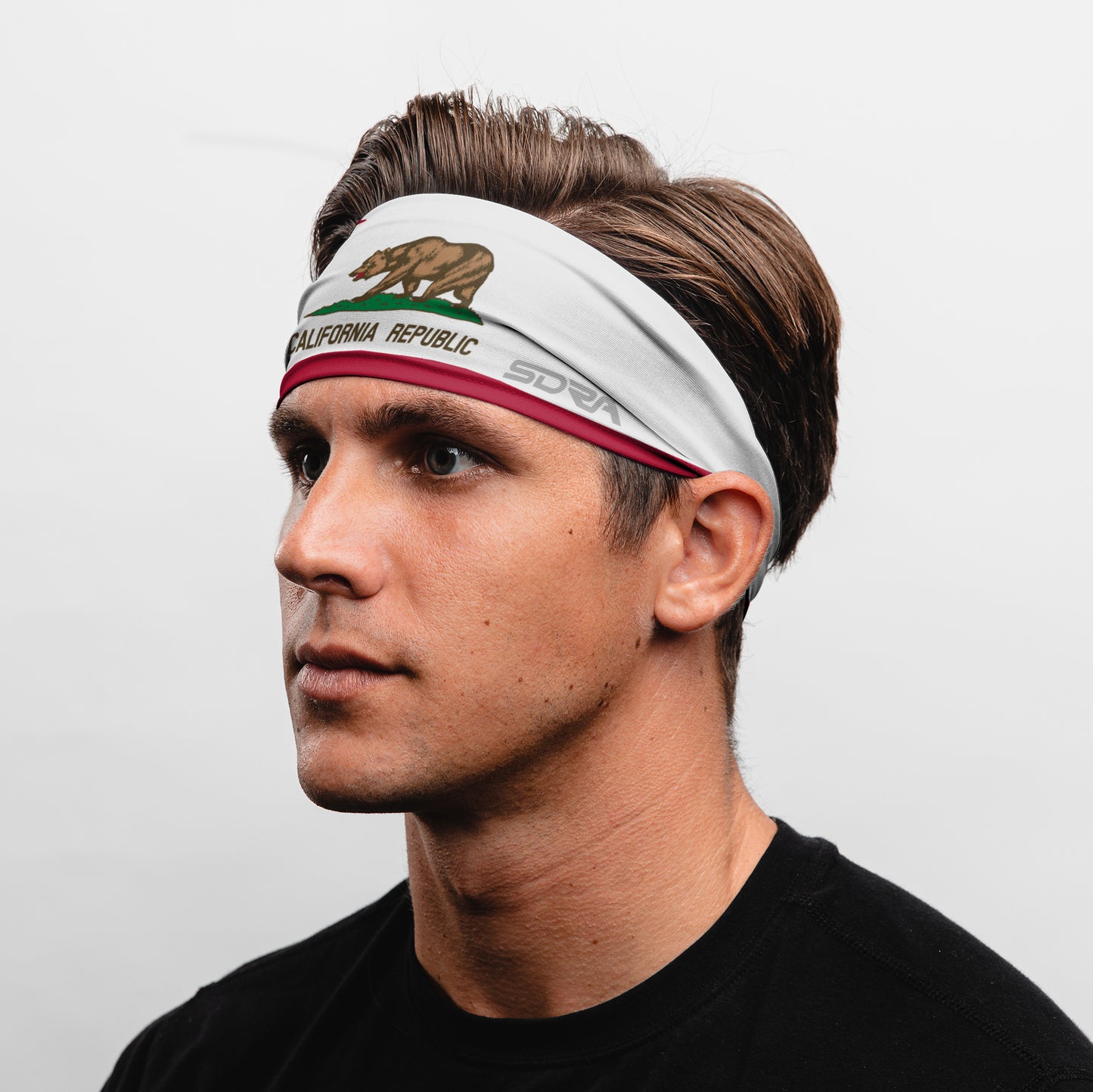 California State Flag Tapered Headband (3.5" Tapered)