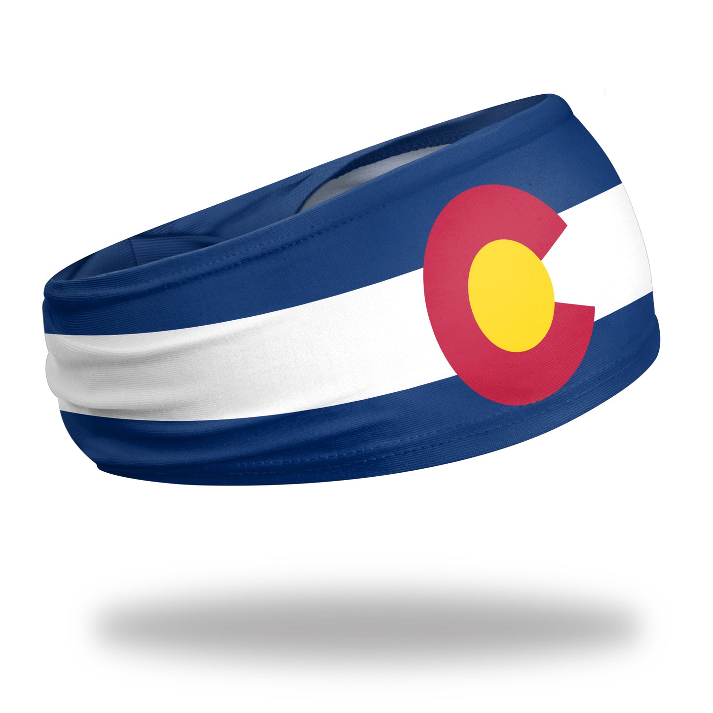 Colorado State Flag Tapered Headband (3.5" Tapered)