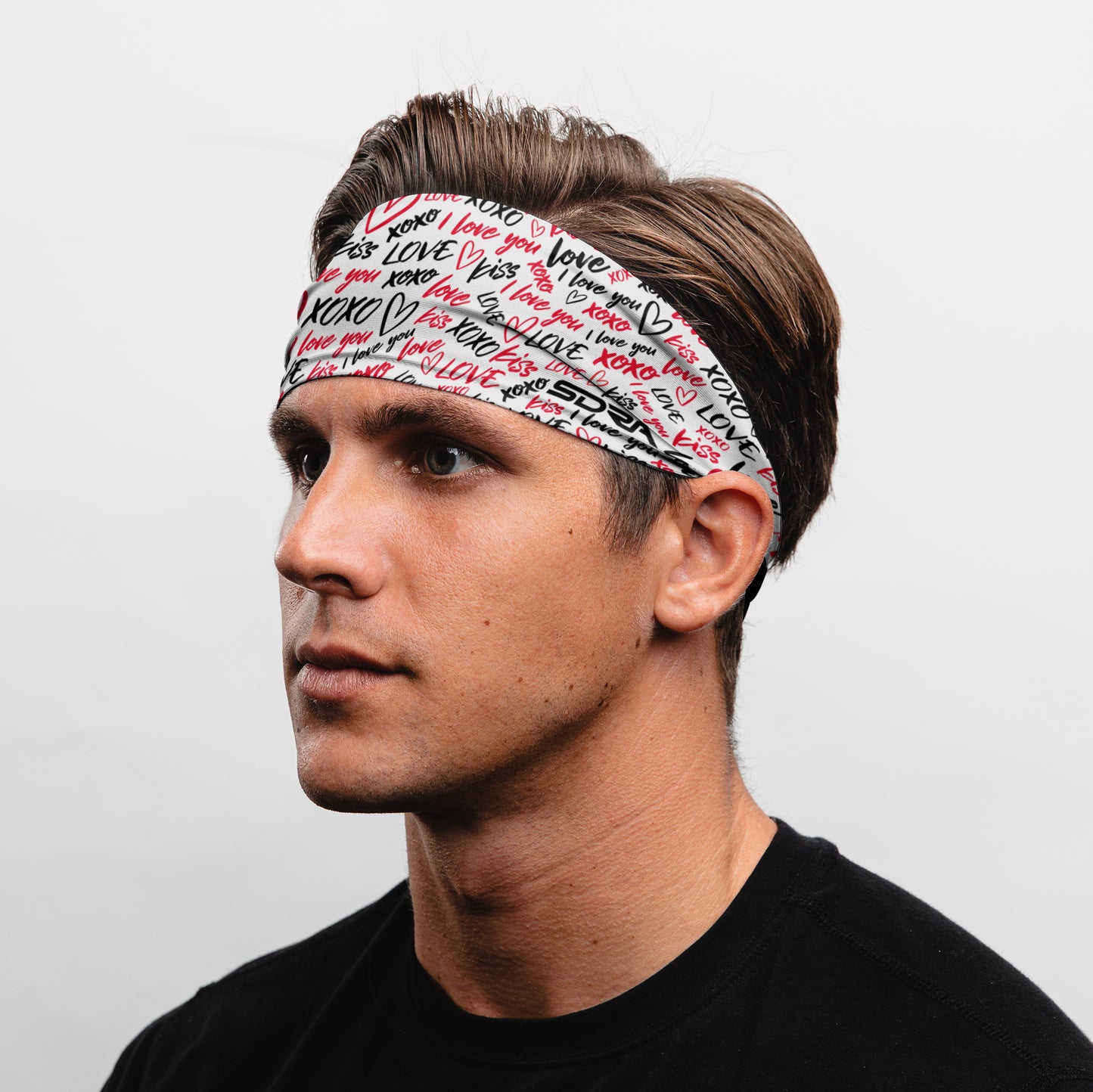 Love Words Tapered Headband (3.5" Tapered)