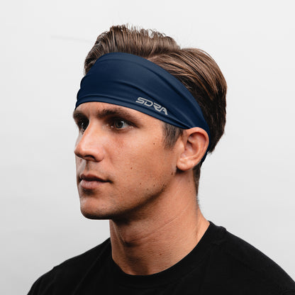 Suddora Navy Blue Tapered Headband