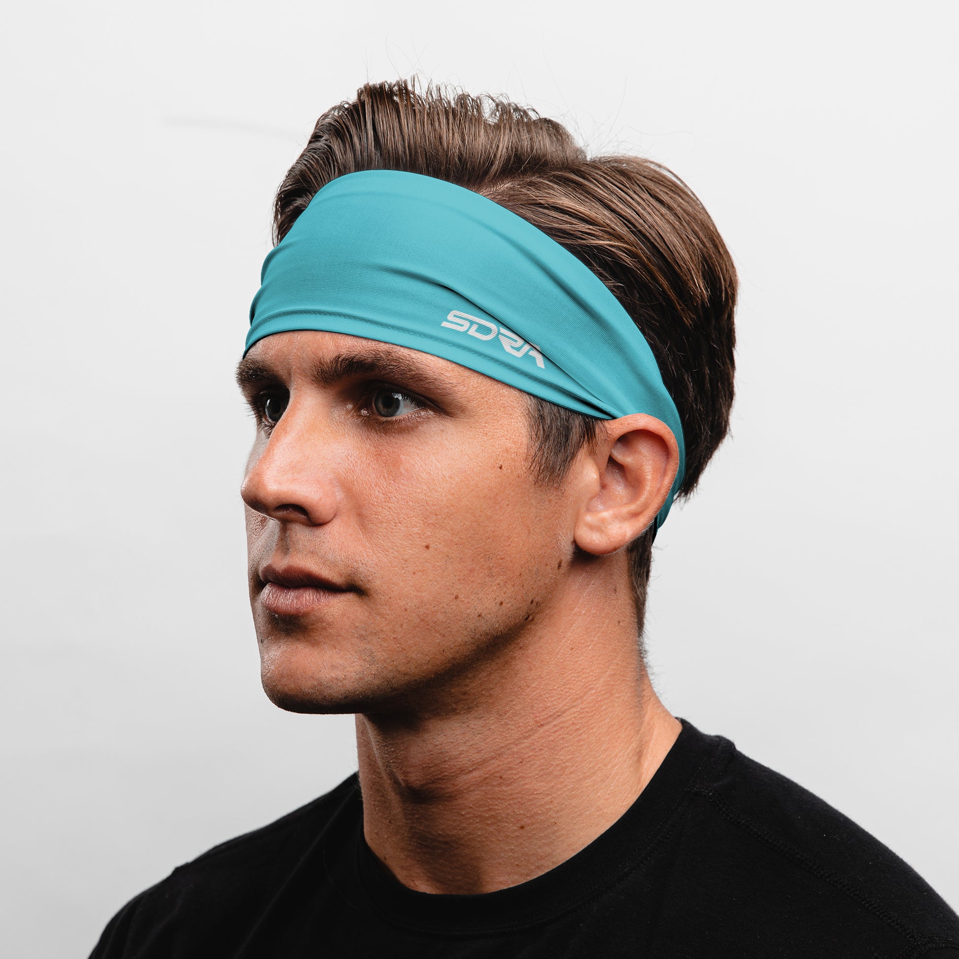 Neon Blue Headband (3.5 Tapered) by Suddora –