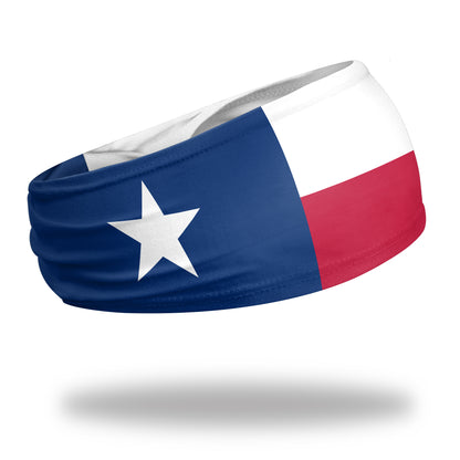 Texas State Flag Tapered Headband (3.5" Tapered)