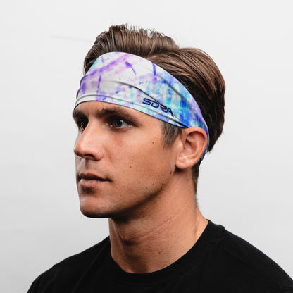 Twist Tie-Dye Headband (3.5" Tapered)