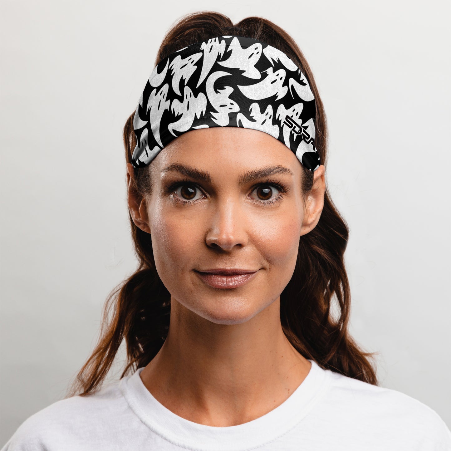Ghosts Headband (3.5" Tapered)