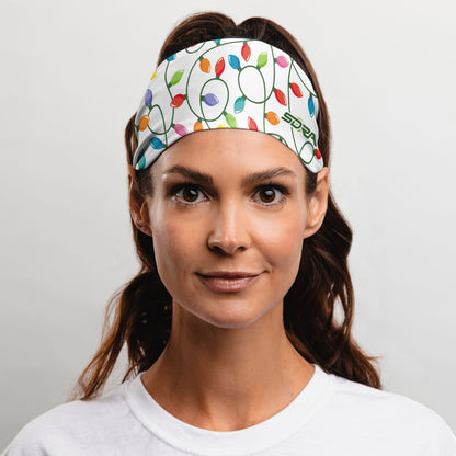 Holiday Lights Headband (3.5" Tapered)