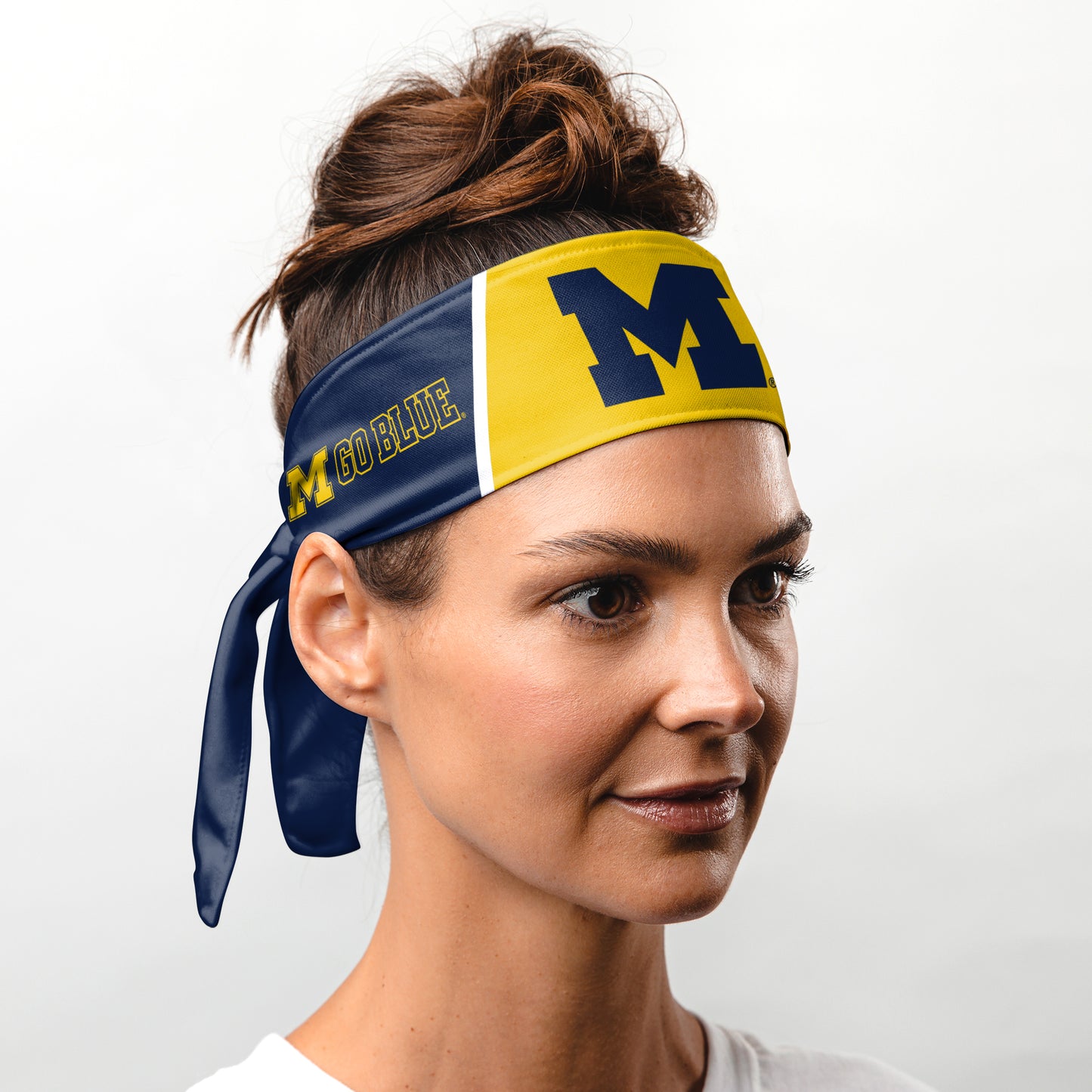University of Michigan Tie Headband