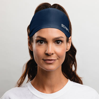 Suddora Navy Blue Tapered Headband