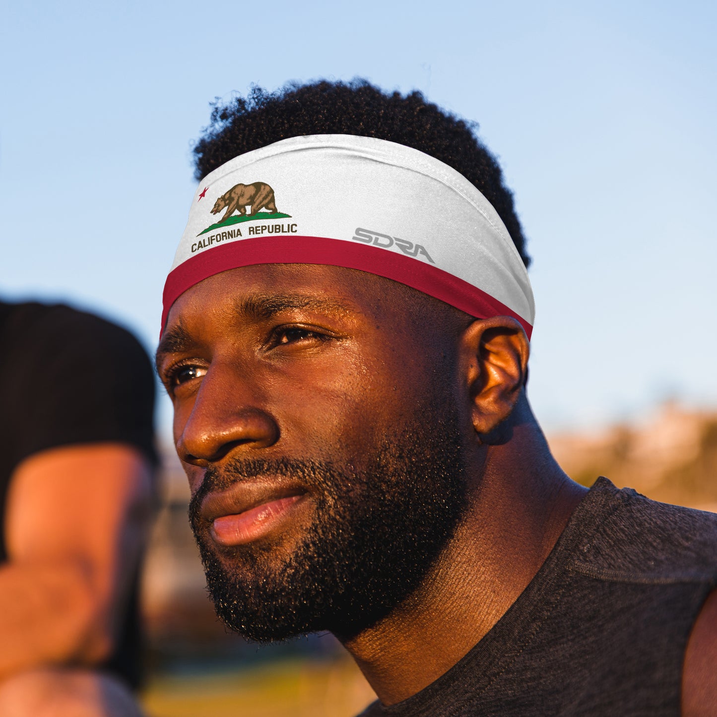 California State Flag Tapered Headband (3.5" Tapered)