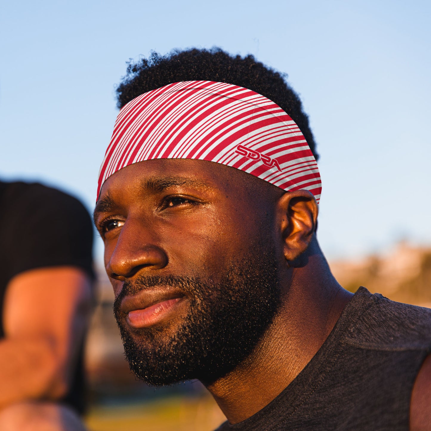 Candy Cane Headband (3.5" Tapered)
