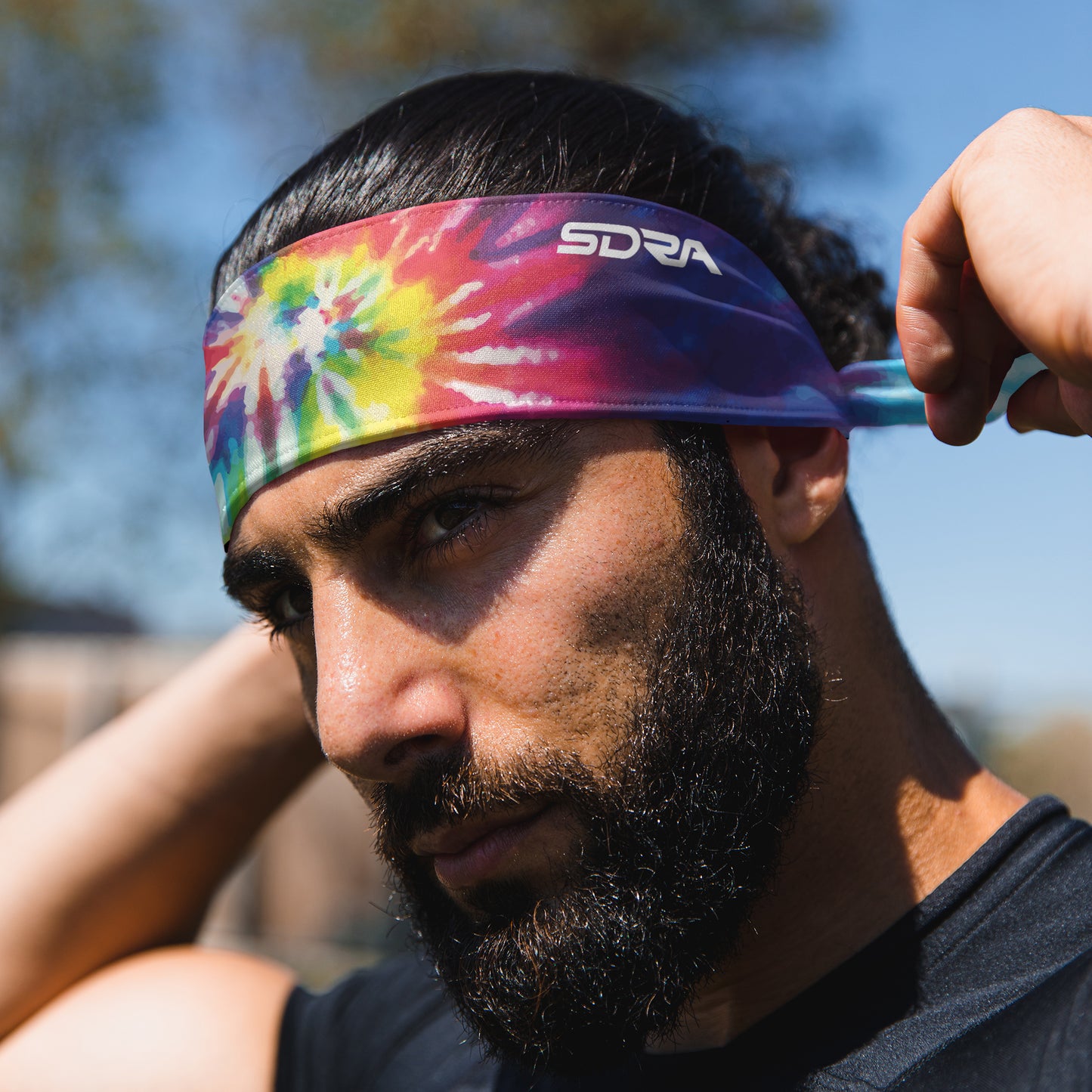 Tie-Dye Tie Headband