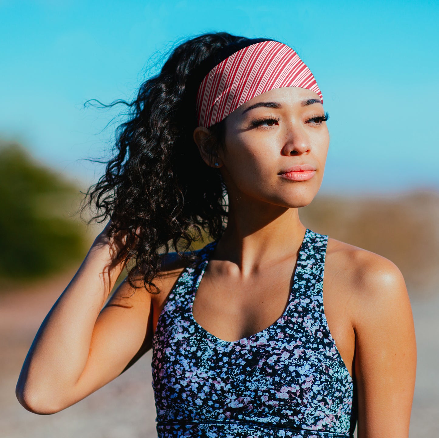 Candy Cane Headband (3.5" Tapered)