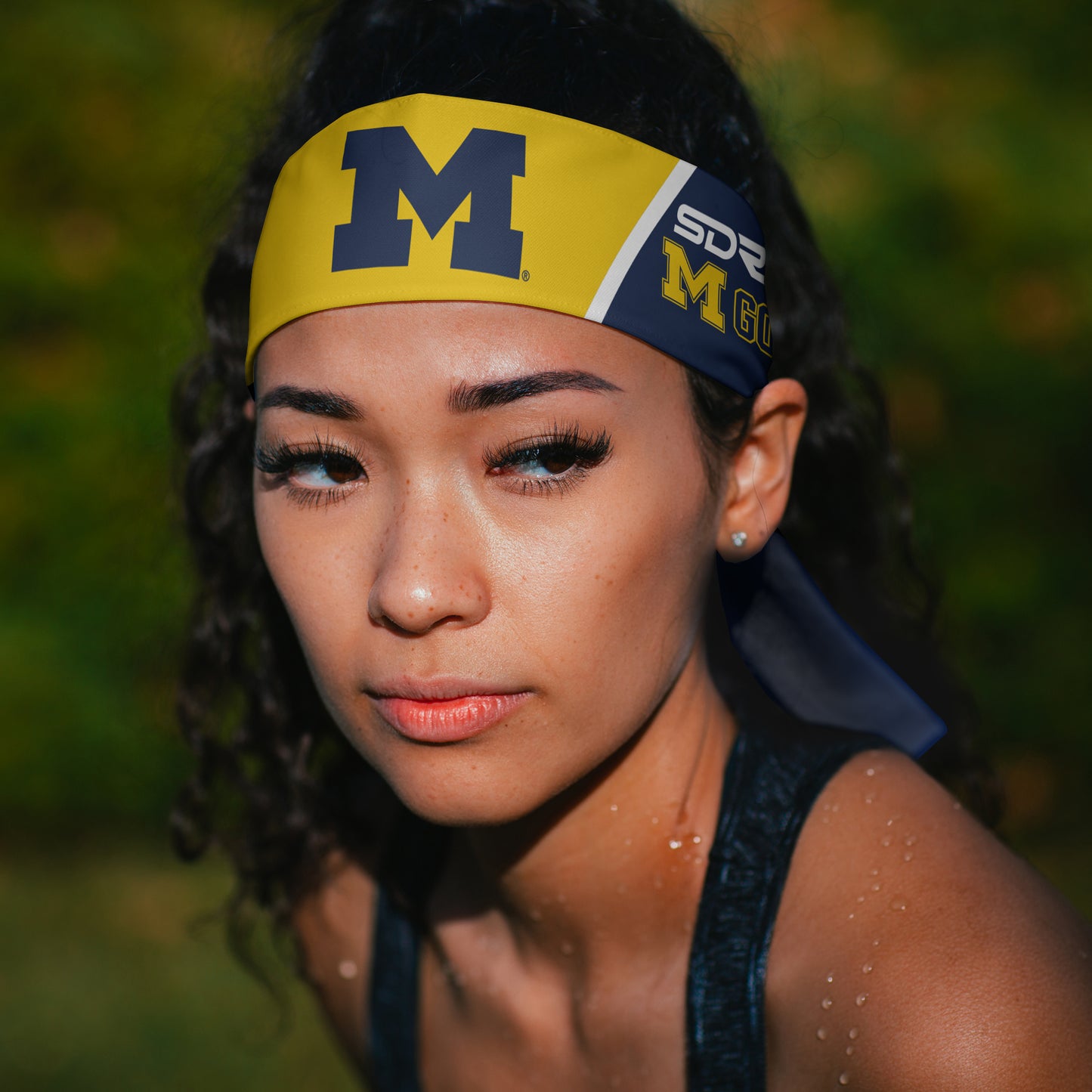 University of Michigan Tie Headband