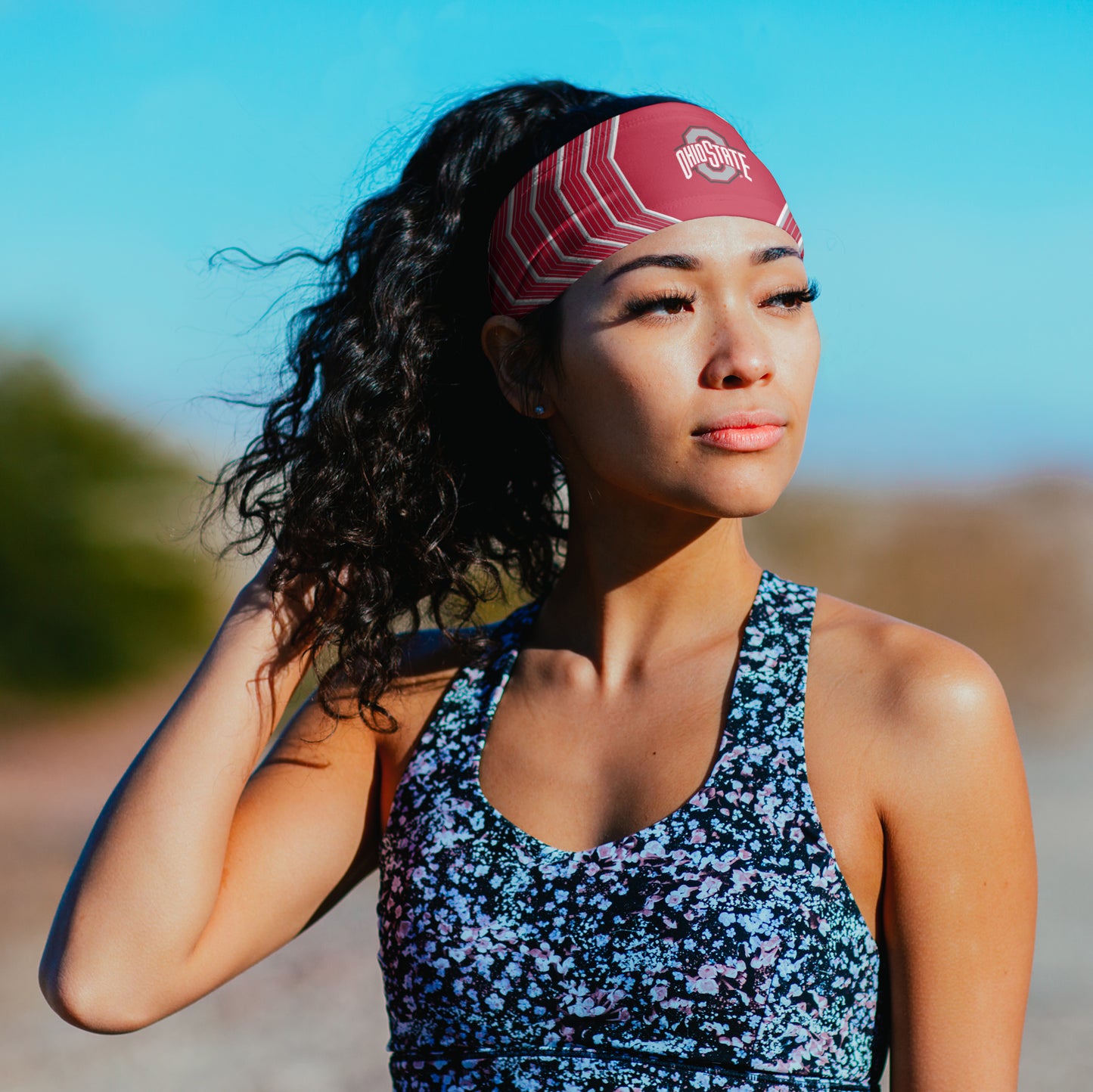 The Ohio State University Tapered Headband  (3.5" Tapered)