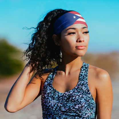 Puerto Rico Headband (3.5" Tapered)