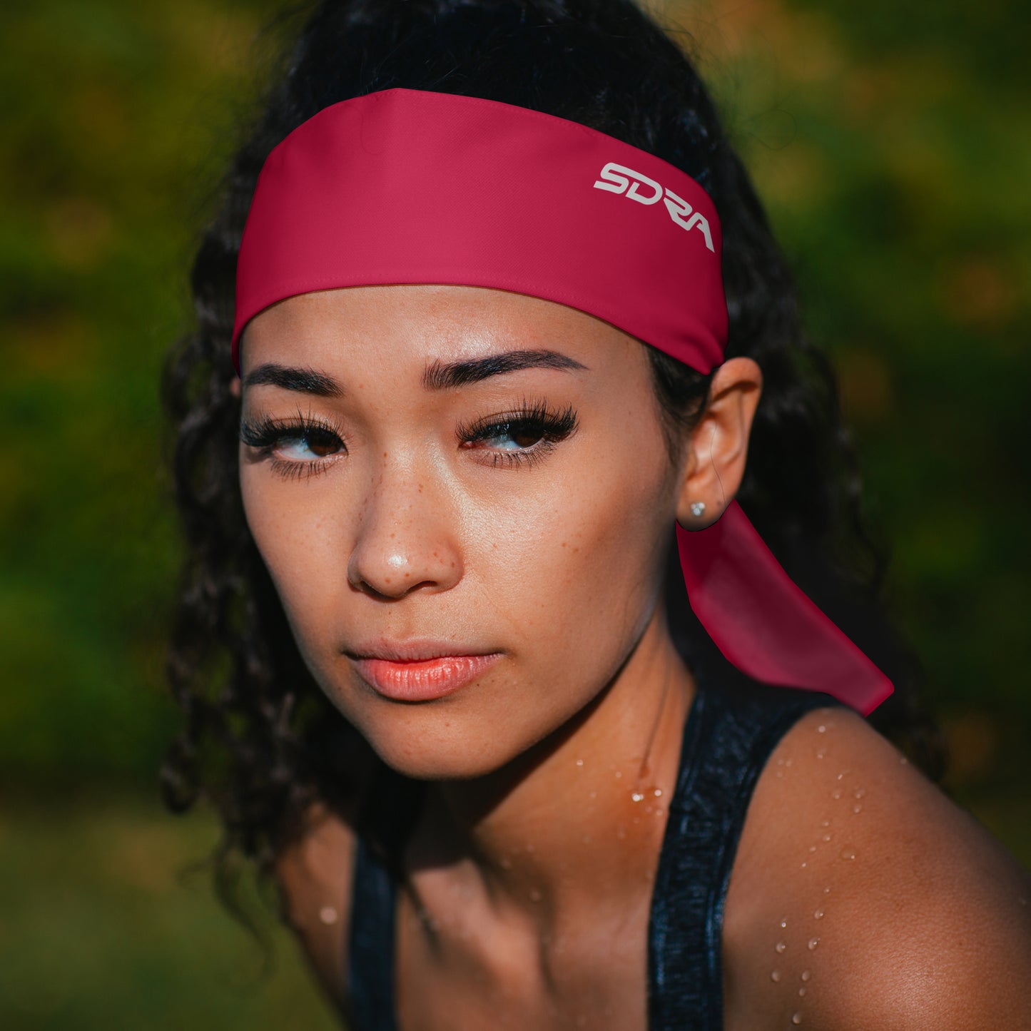 Suddora Red Tie Headband