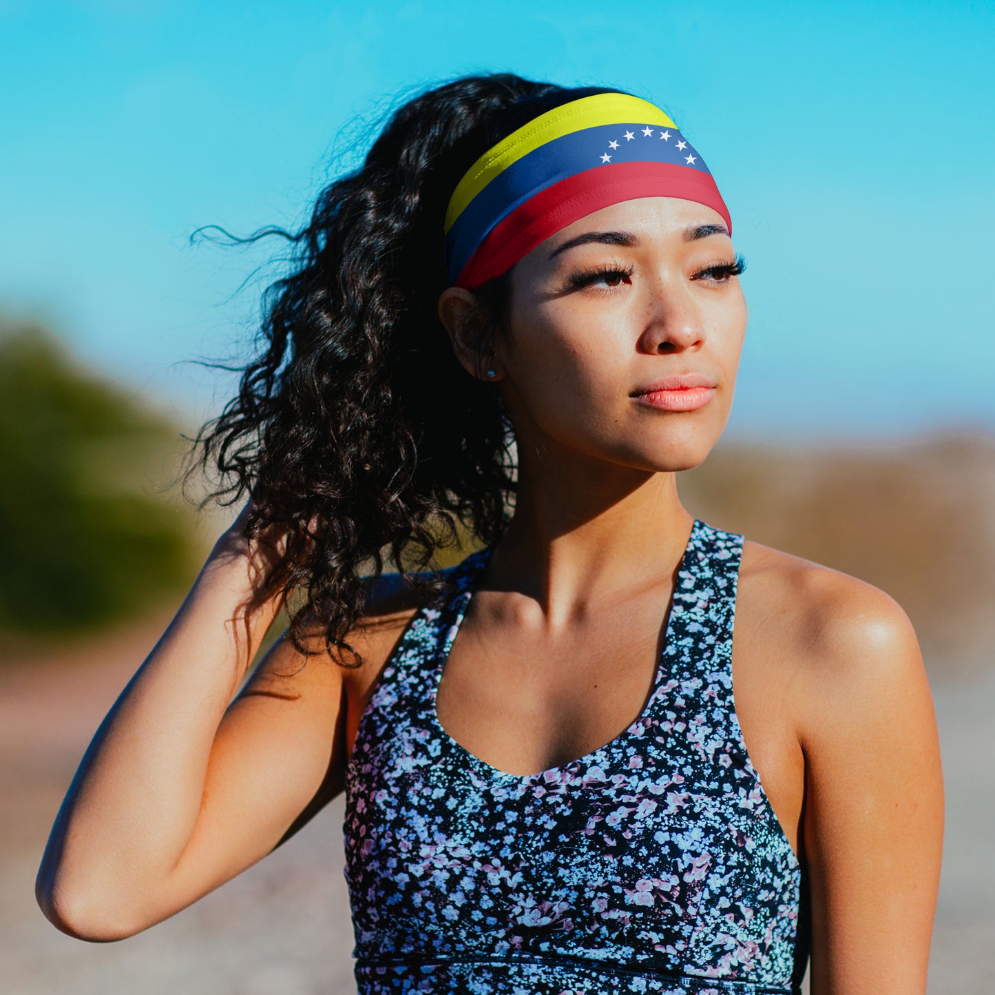 Venezuela (7 star) Non-Slip Tapered Headband