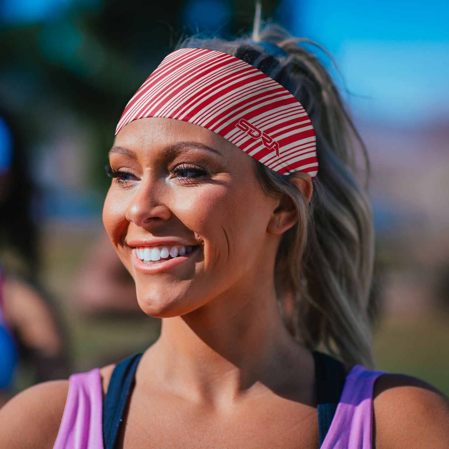 Candy Cane Headband (3.5" Tapered)