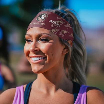 Florida State University Headband (3.5" Tapered)