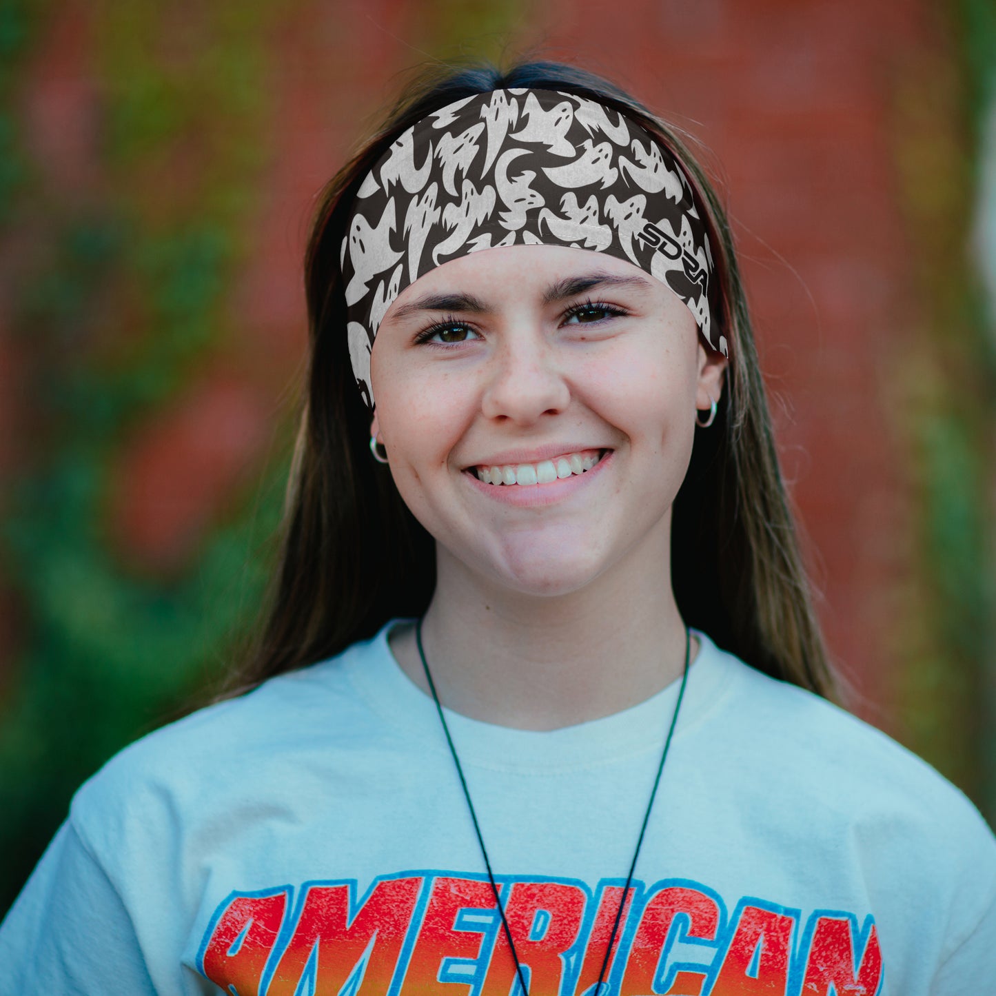 Ghosts Headband (3.5" Tapered)