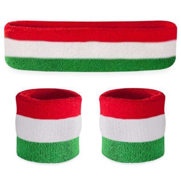 Suddora Striped Sweatband Sets