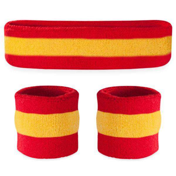 Suddora Striped Sweatband Sets